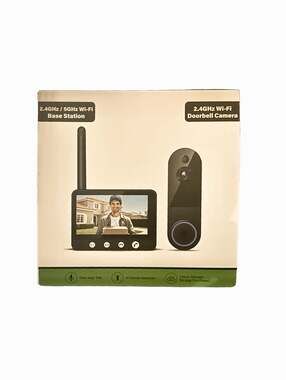 2.4GHz Wi-Fi Doorbell Camera System Base Station Indoor Monitor